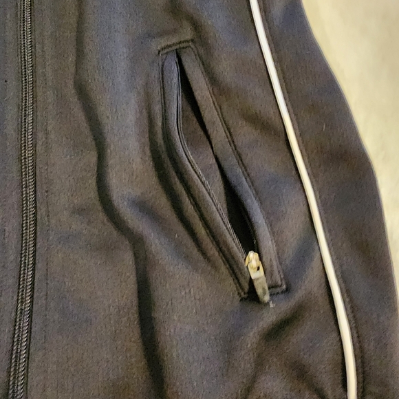Nike Dri Fit Black White Full Zip Track Jacket Women's XS - Picture 5 of 12